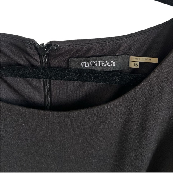 Black Ponte Sheath Dress by Ellen Tracy - Picture 2 of 6